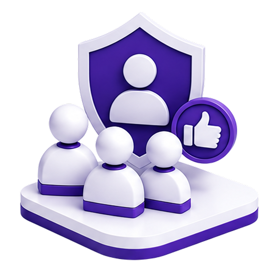 Boosted Customer & User Trust Privacy Shield Illustration