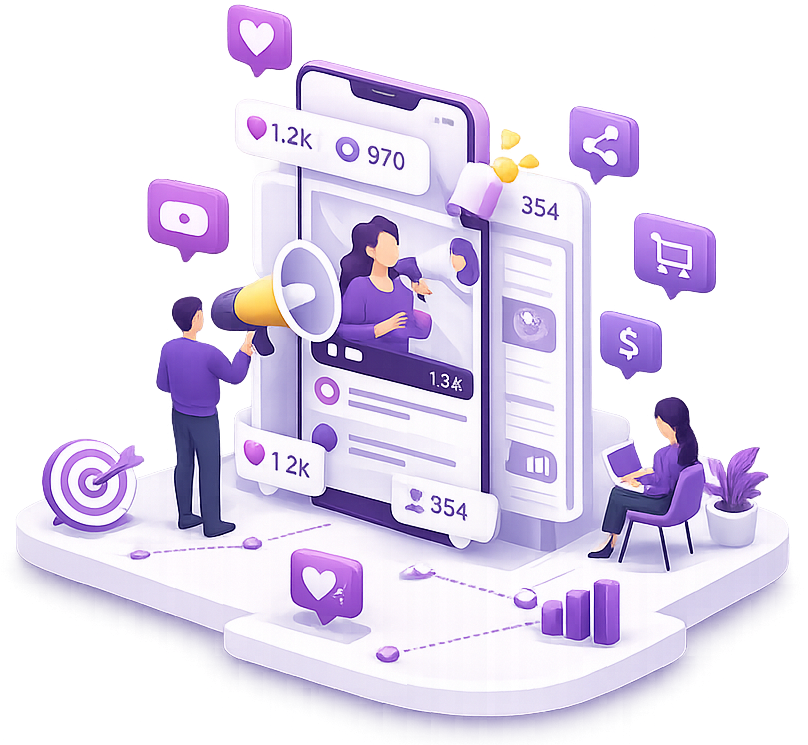 Social Media Marketing Hero Image